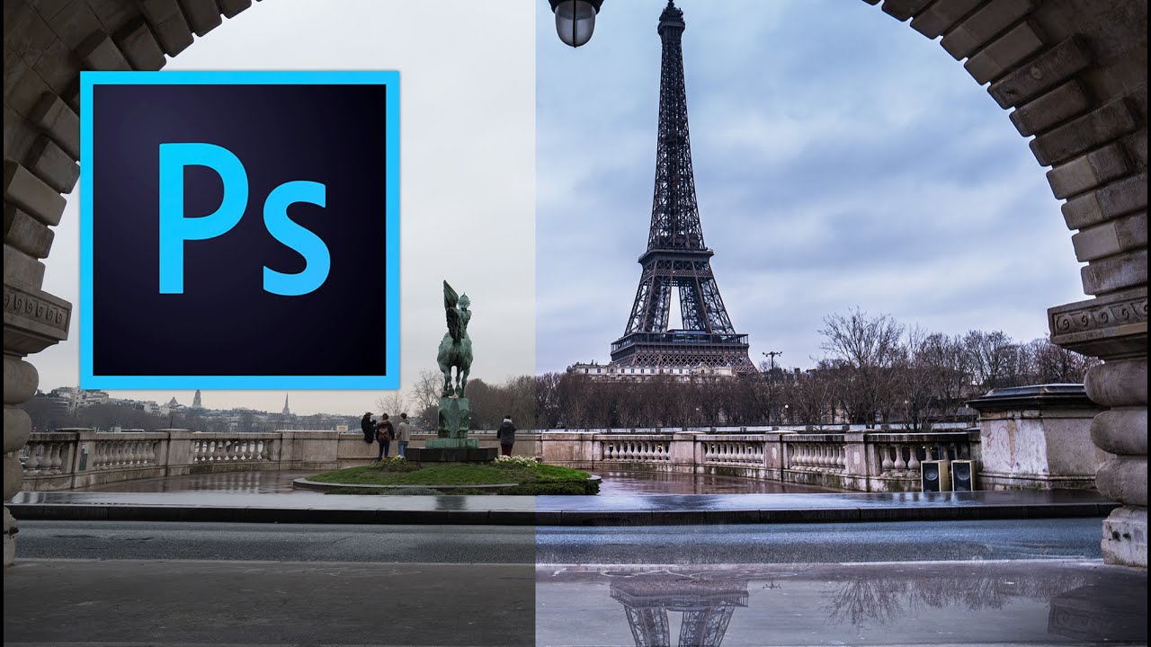 Fake Rain, Real Reflections: How to Add a Water Reflection in Photoshop