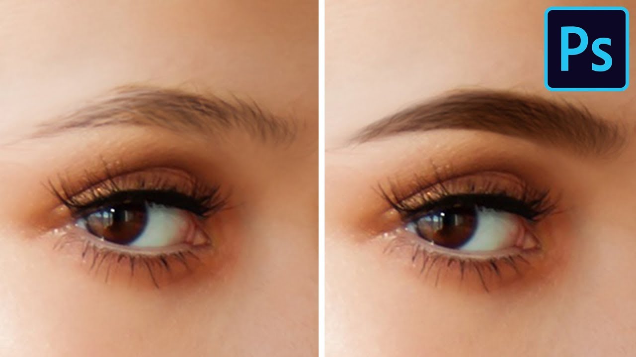 How to Fill In Eyebrows in Photoshop (And Make Them Look Like Real Hair)