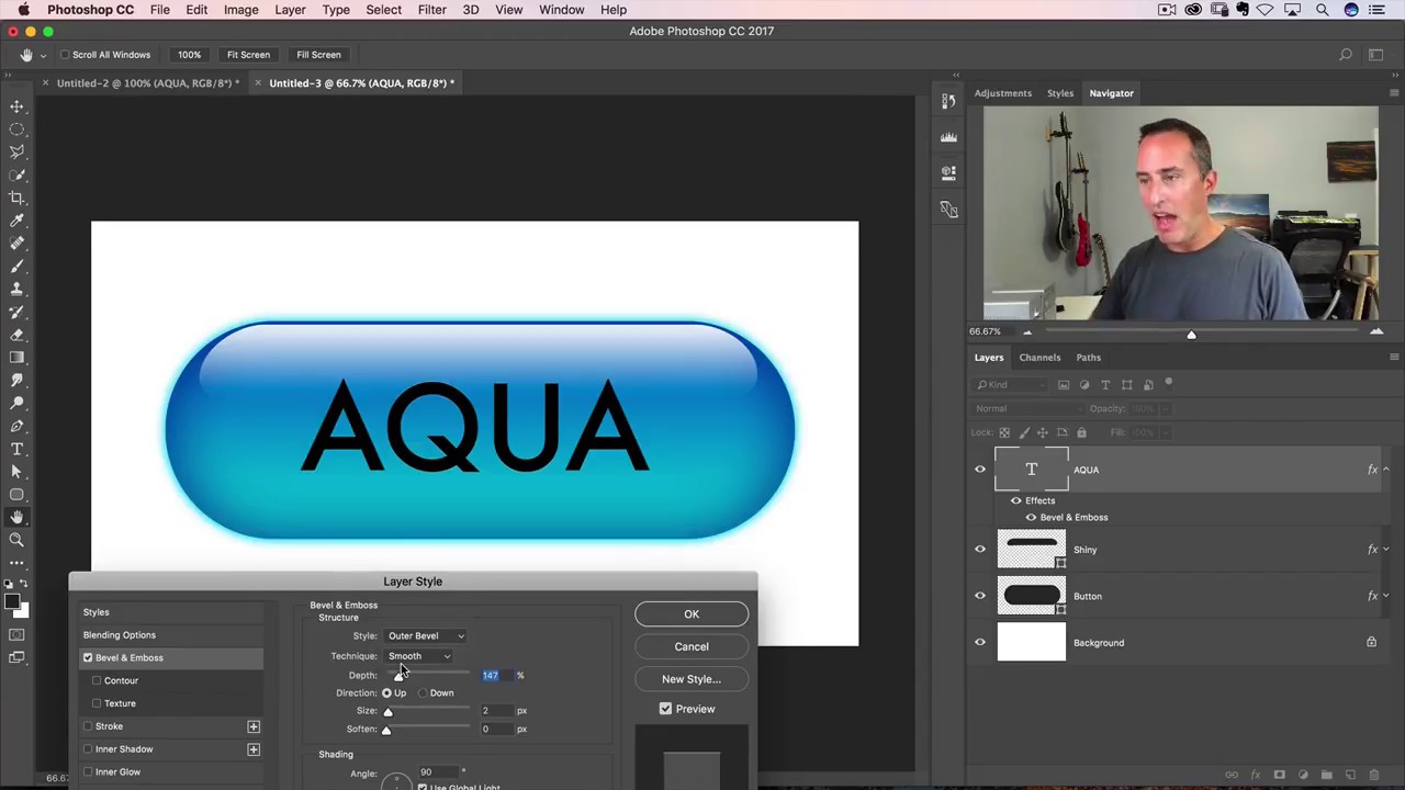 How to Make a Glossy Aqua Button in Photoshop (Yes, It Still Rocks)