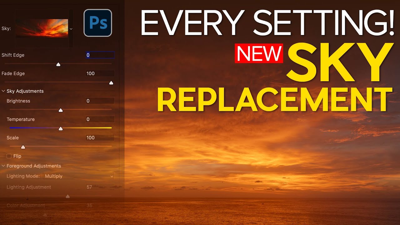 Sky Replacement in Photoshop: What Every Single Setting Actually Does