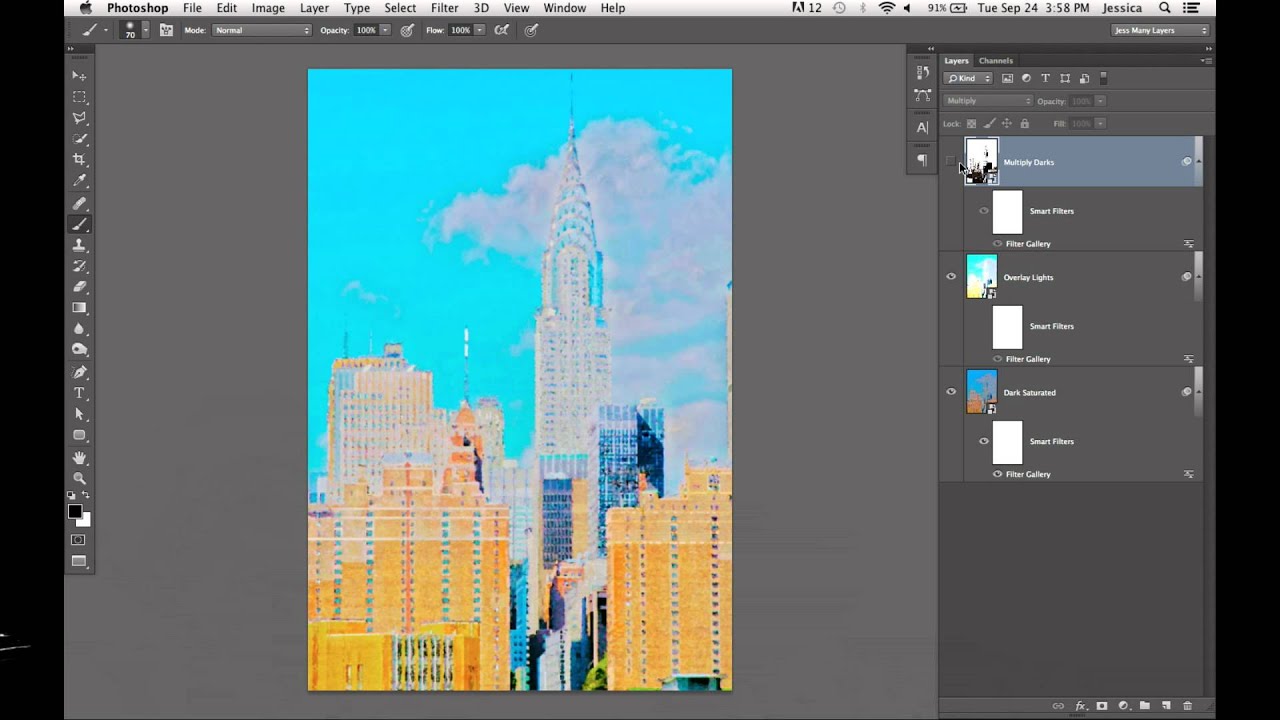 Turn a City Photo into a Watercolor Painting Using HDR Toning (Yes, Really)
