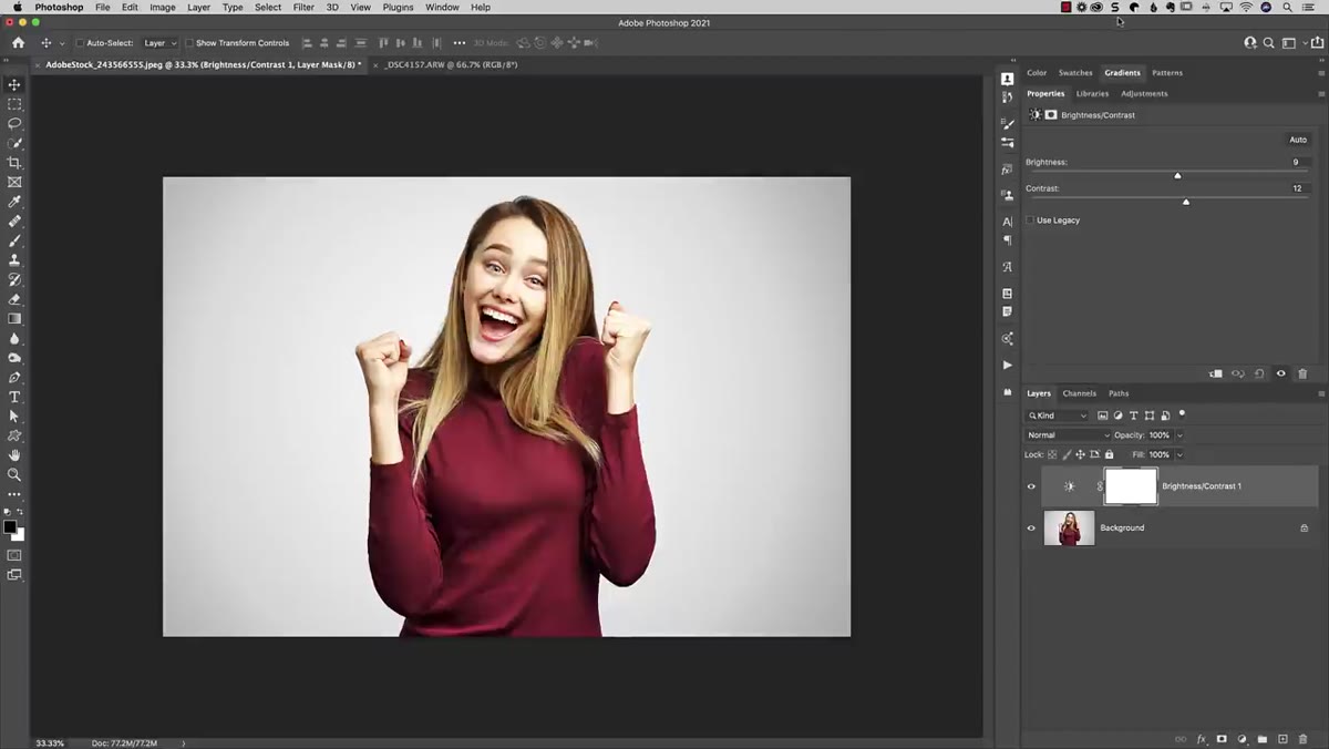 Creative Cloud app showing available Photoshop update