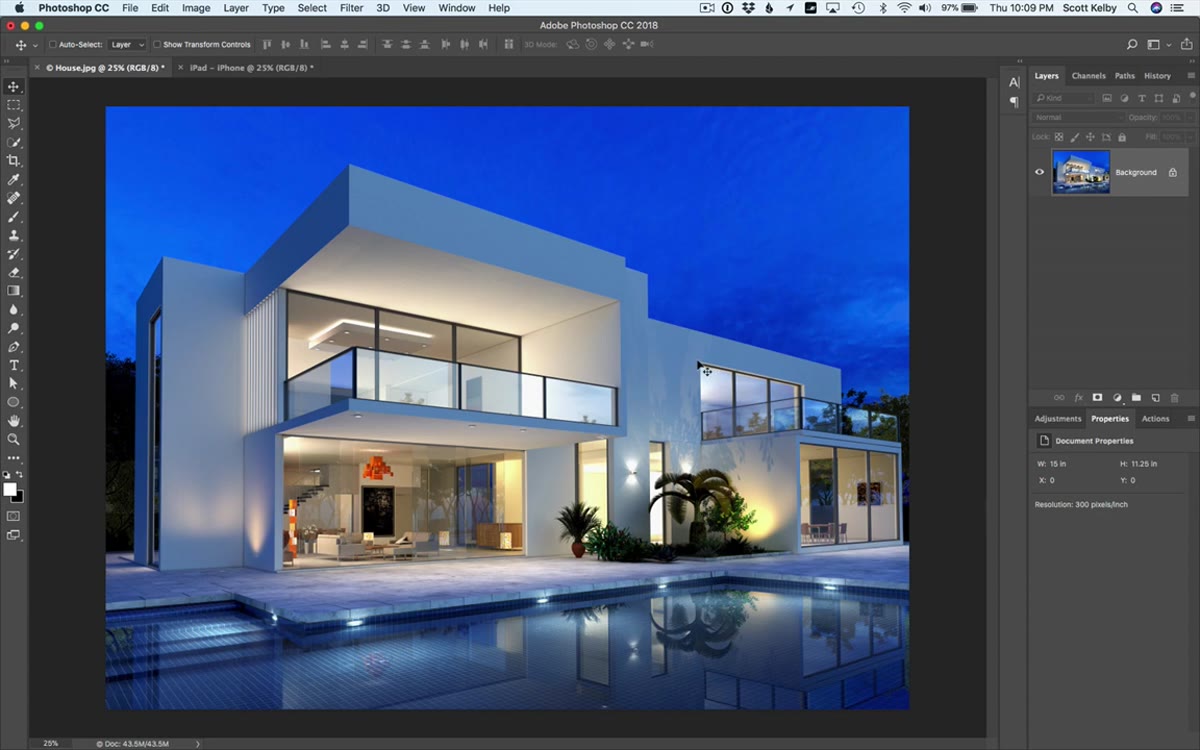 Selecting all and copying the source image