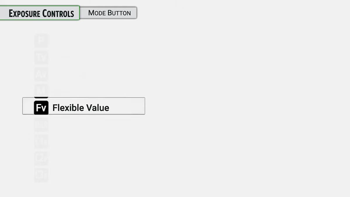 Flexible Value mode with all three parameters displayed