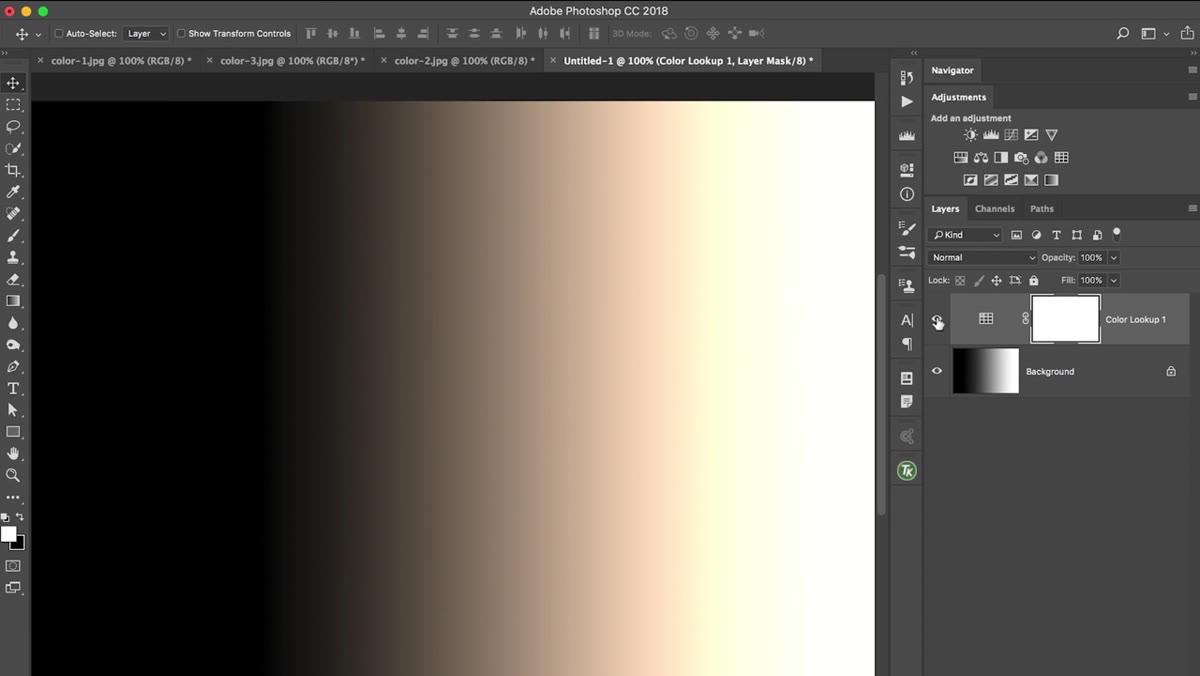 Before/after comparison showing blown highlights and crushed shadows