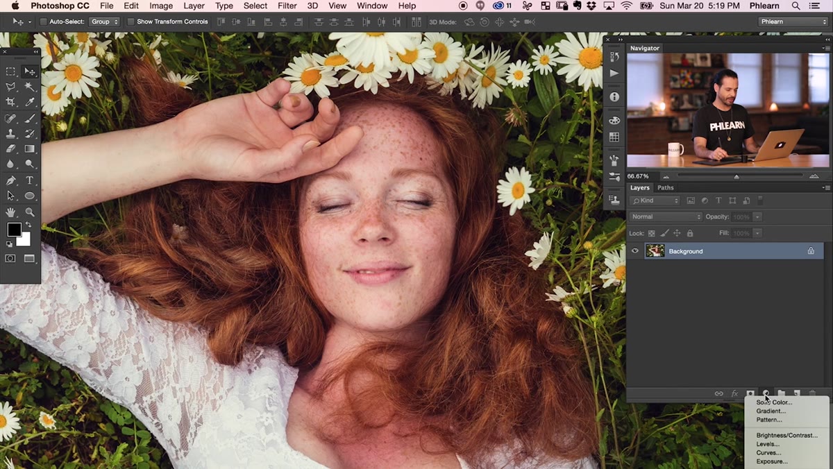 Color Balance panel open showing midtone sliders